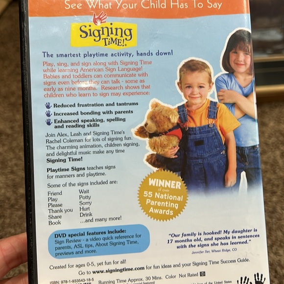Signing Time DVDs, learn baby sign language - Picture 5 of 8